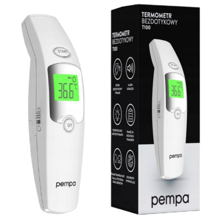 Termometr elektroniczny bezkontaktowy Pempa T100